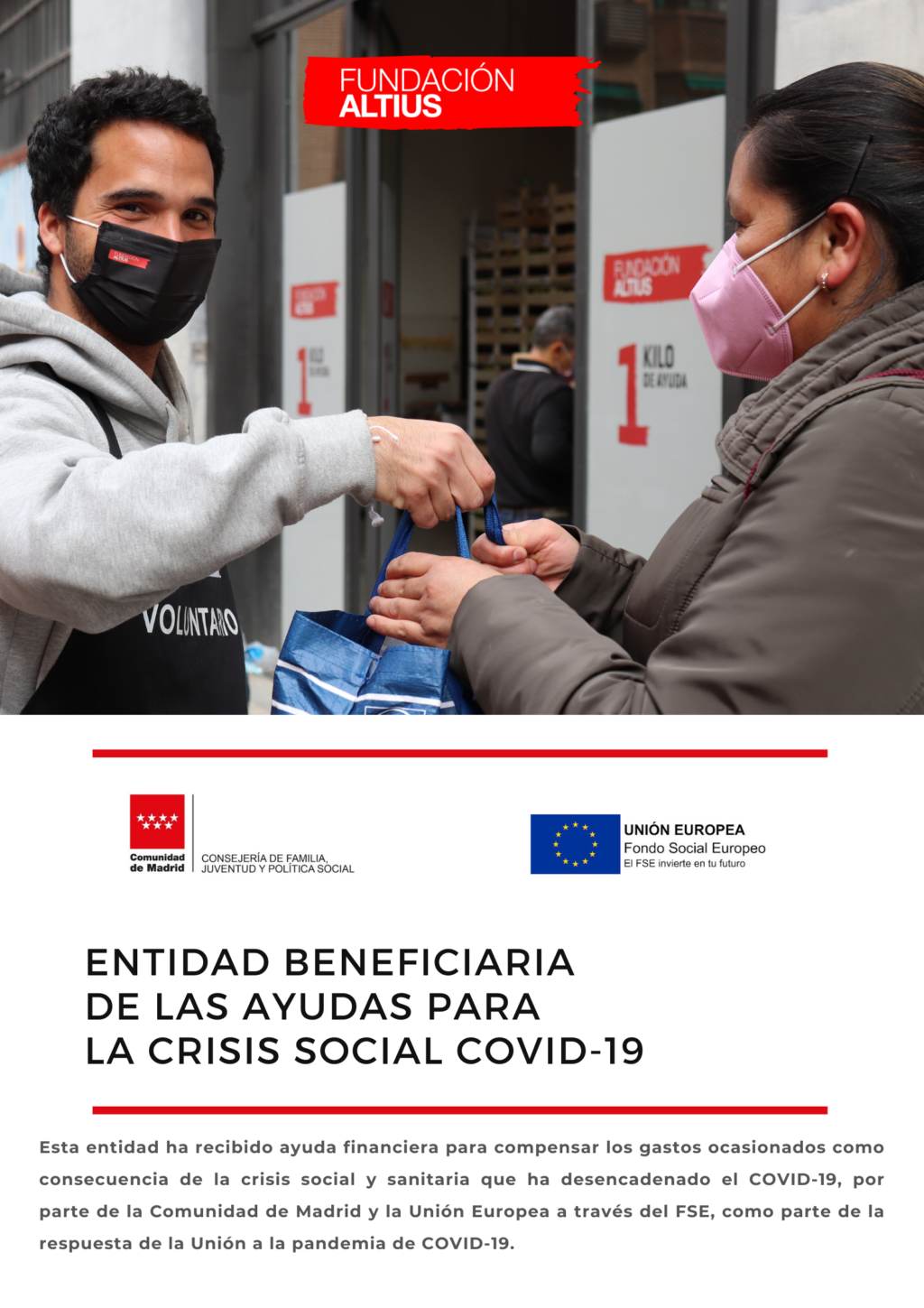 Ayudas de la Comunidad de Madrid y el FSE a entidades sociales para la ...