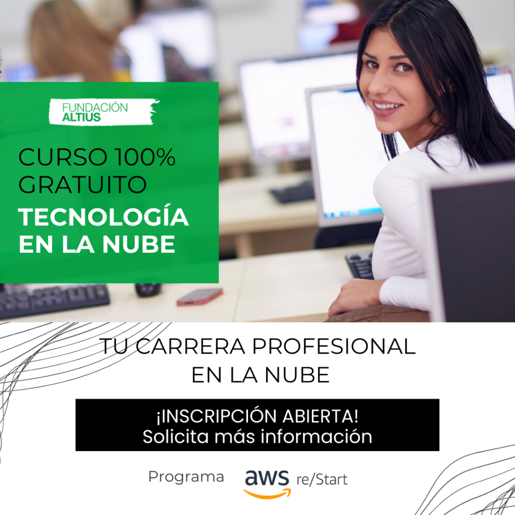 Curso gratuito tecnología en la nube Amazon Web Services – Fundación Altius